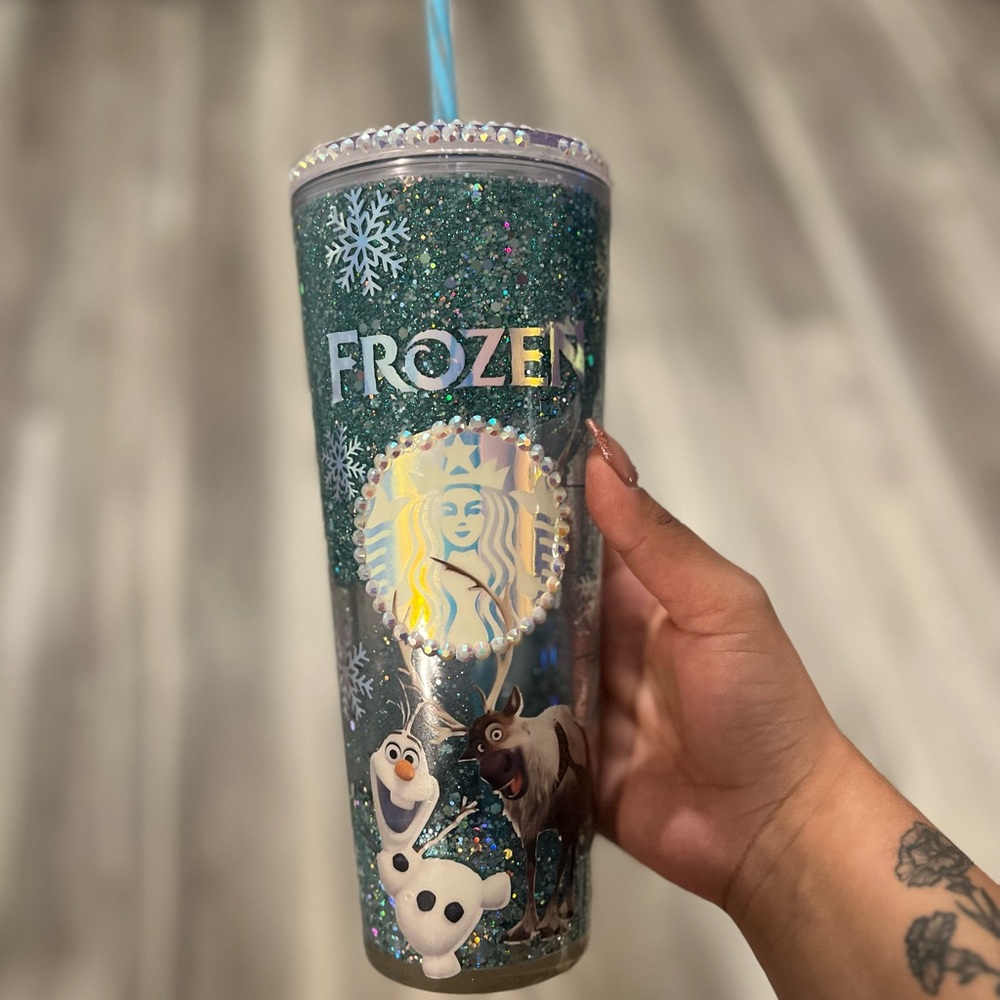 Starbucks Tumbler Custom Frozen Theme